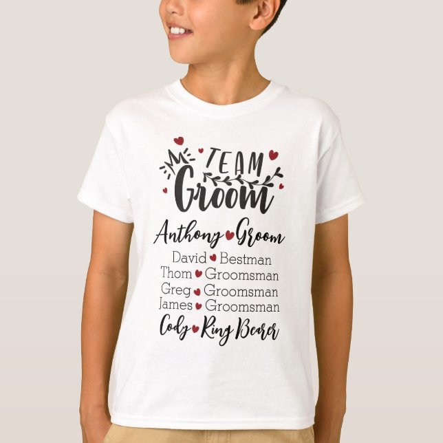 Groom’s Crew in Style T-Shirt (Front)