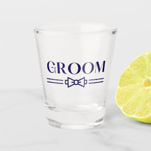 Groom  shot glass