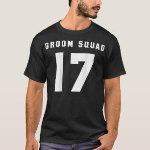 Groom Squad 2017 Jersey Groomsmen  T-Shirt