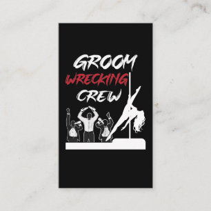 Groom Squad Bachelor Party Drinking Crew Business Card