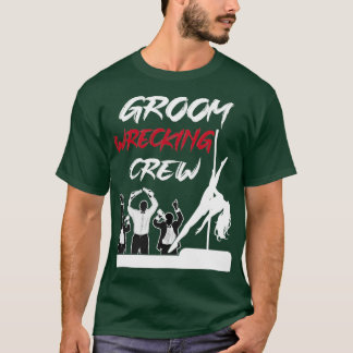 Groom Squad Bachelor Party Drinking Crew T-Shirt