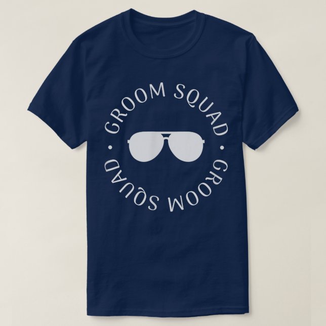 Groom Squad Bachelor Party Drinking Team Wedding G T-Shirt (Design Front)