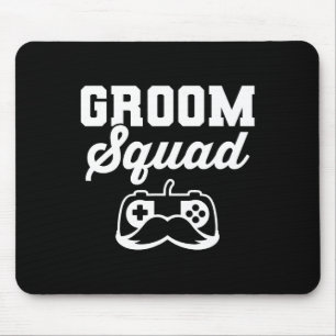 Groom Squad Bachelor Party Groomsmen Gamer  Mouse Pad