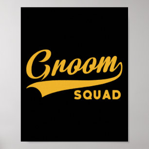 Groom Squad - Bachelor Party - Wedding  Poster