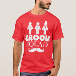 Groom Squad Cute Engagement Wedding Matching T-Shirt