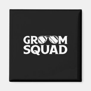 Groom Squad Groomsman Bachelor Party Wedding Match Magnet