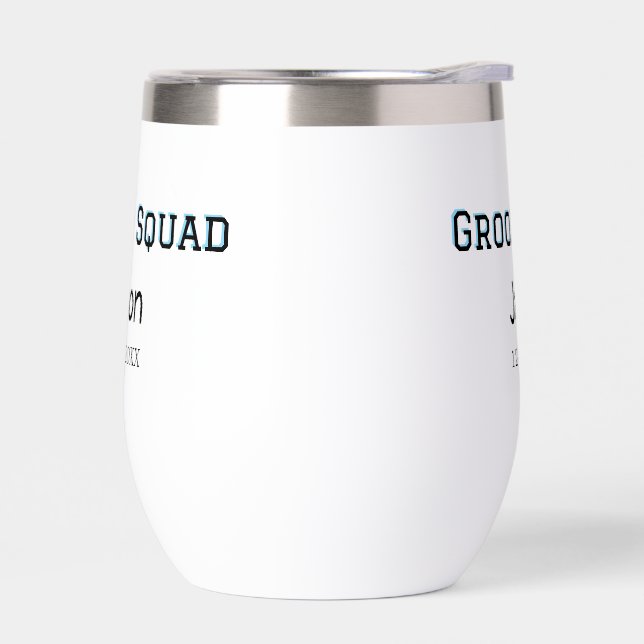 Groom Squad groomsman bachelorette party add name  (Left)