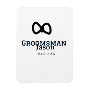 Groom Squad groomsman bachelorette party add name Magnet