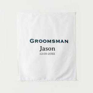 Groom Squad groomsman bachelorette party add name  Tapestry
