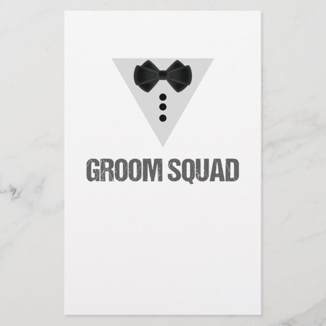 Groom Squad Stationery (Front)