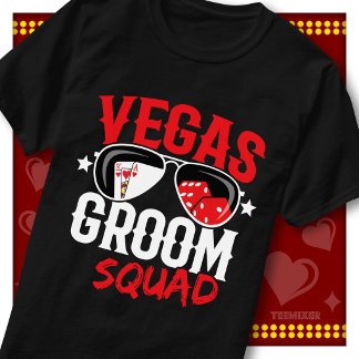 Groom Squad Vegas Bachelor Party Cool Casino Crew T-Shirt