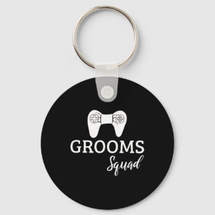 Groom Squad Wedding Bachelor Party Wedding Party F Keychain