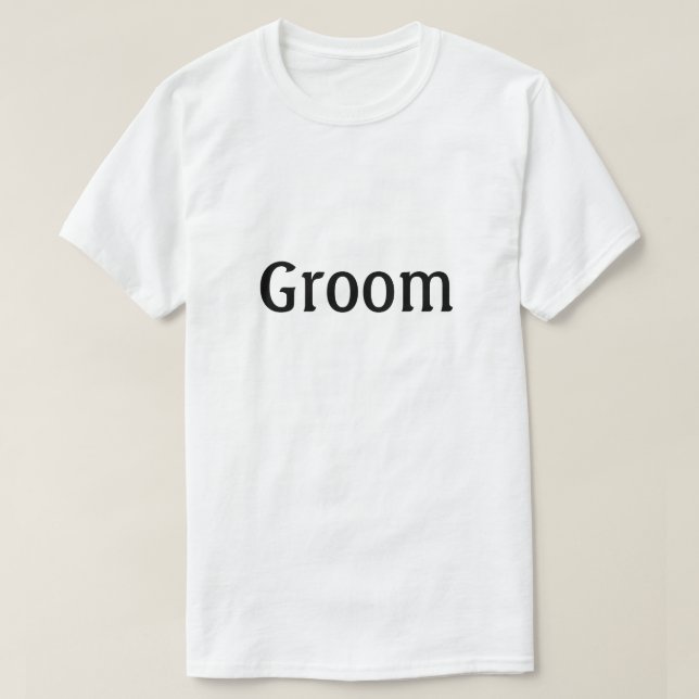 Groom T-Shirt (Design Front)