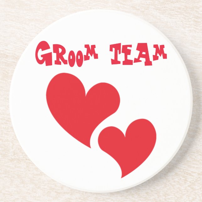 Groom team coaster (Front)