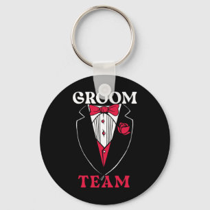 Groom Team Groom Squad Stag Night Bachelor Party  Keychain