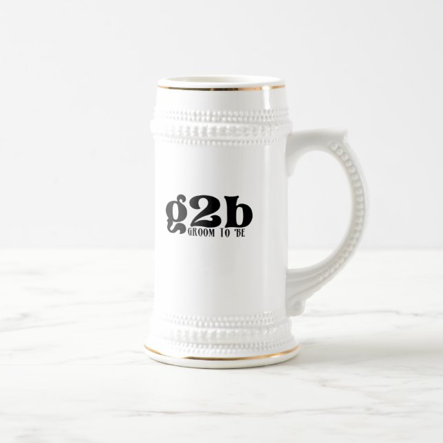 Groom to Be Beer Stein (Right)
