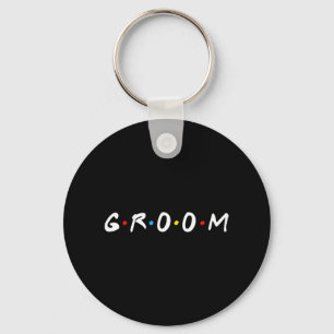 Groom To Be Men Wedding Day Bachelor Party Keychain