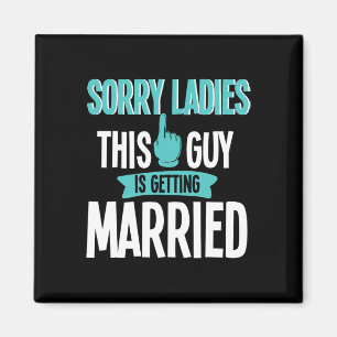 Groom To Be Wedding Magnet