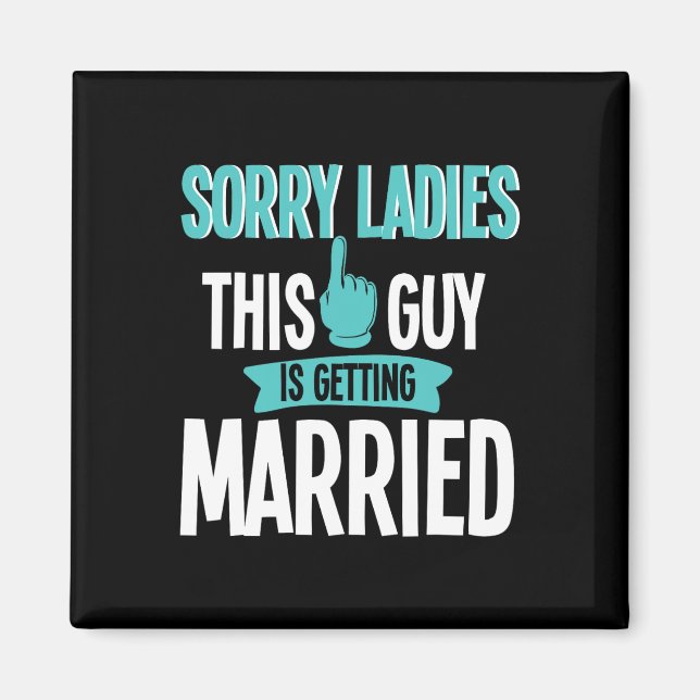 Groom To Be Wedding  Magnet (Front)