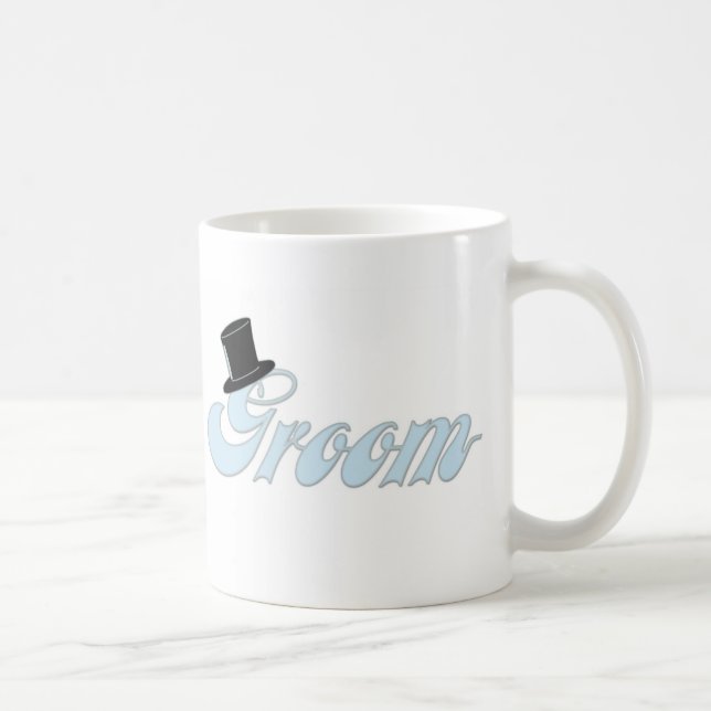 Groom Top Hat Coffee Mug (Right)