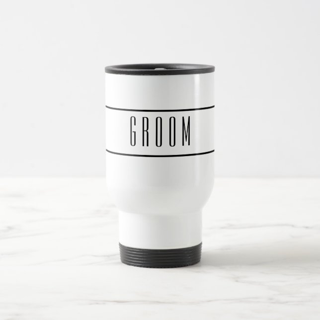 Groom Travel Mug (Center)