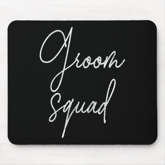 Groom Tribe Bachelor Party Shirts For Men  Mouse Pad (Front)