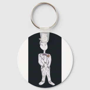 Groom Tuxedo Keychain