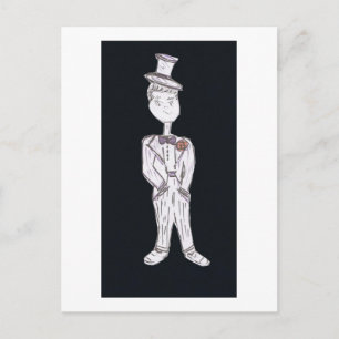 Groom Tuxedo Postcard