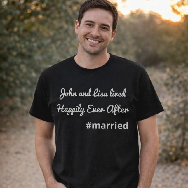 Groom Wedding Custom Shirt - Just Married Husband (Creator Uploaded)