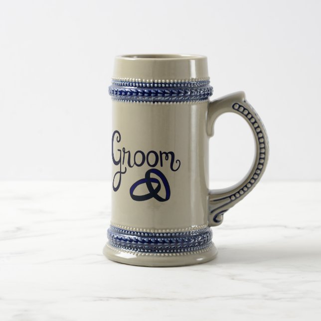 Groom Wedding Favours Beer Stein (Right)