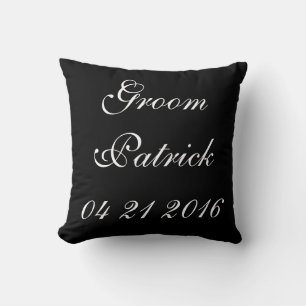 Groom   Wedding Throw Pillow