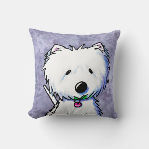 Groomed Gorgeous KiniArt Westie Pillow