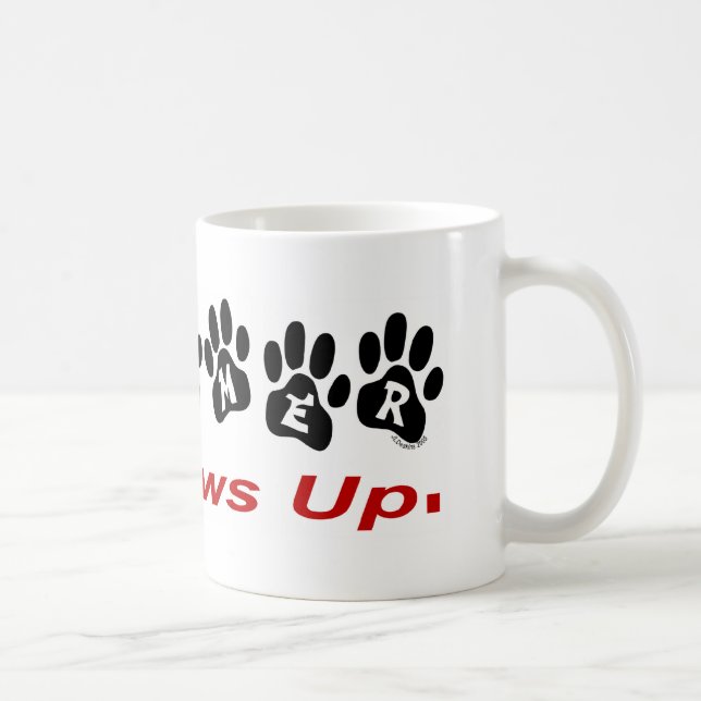 Groomer 4 Paws Up Mug (Right)