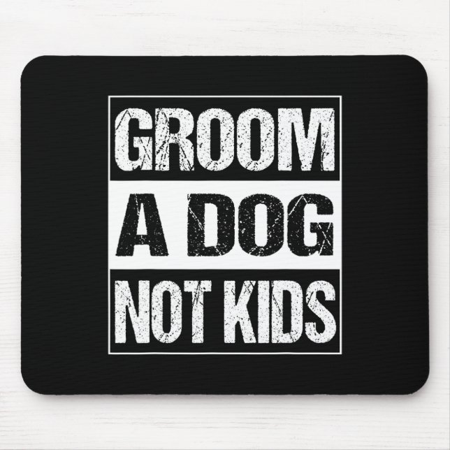 Grooming A Dog  Mouse Pad (Front)