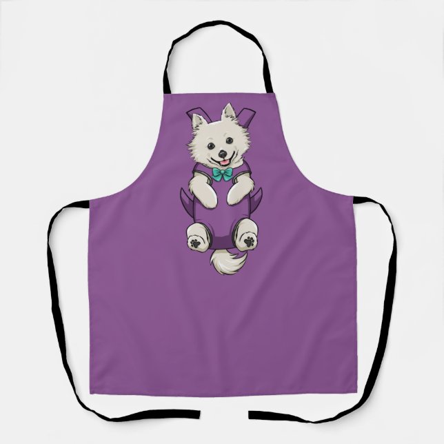 Grooming Apron Front Dog Carrier - Pomeranian (Front)