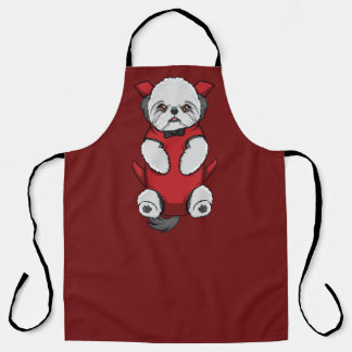 Grooming Apron Front Dog Carrier - Shih Tzu