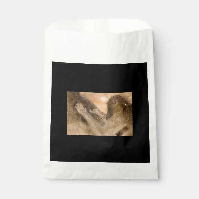 Grooming baboons favour bag (Front)