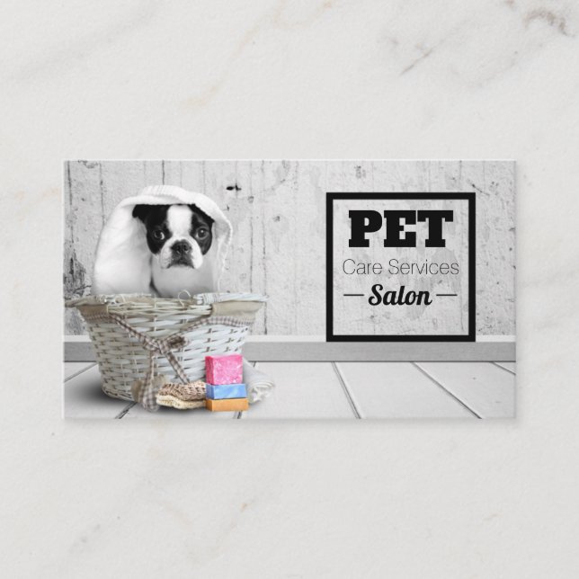 Grooming Mascot Visit Card (Front)