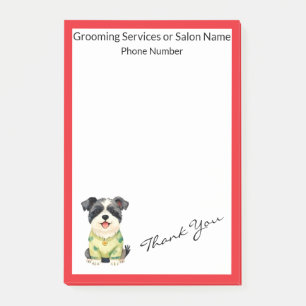 Grooming Pet Personalized Luxury Trendy Collection Post-it Notes