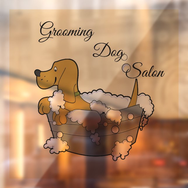 Grooming Salon  Window Cling (Sheet 2)