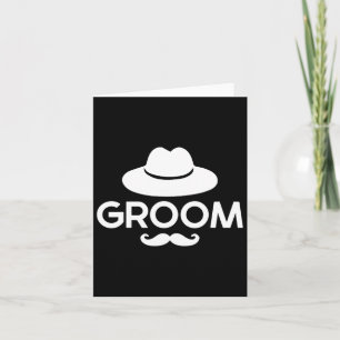 Grooms Bachelor Crew Party Squad Team Groom 2 Card