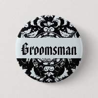 Grooms Bestman Wedding Button