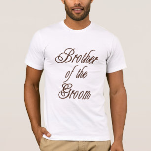 Groom's Brother Classy Browns T-Shirt