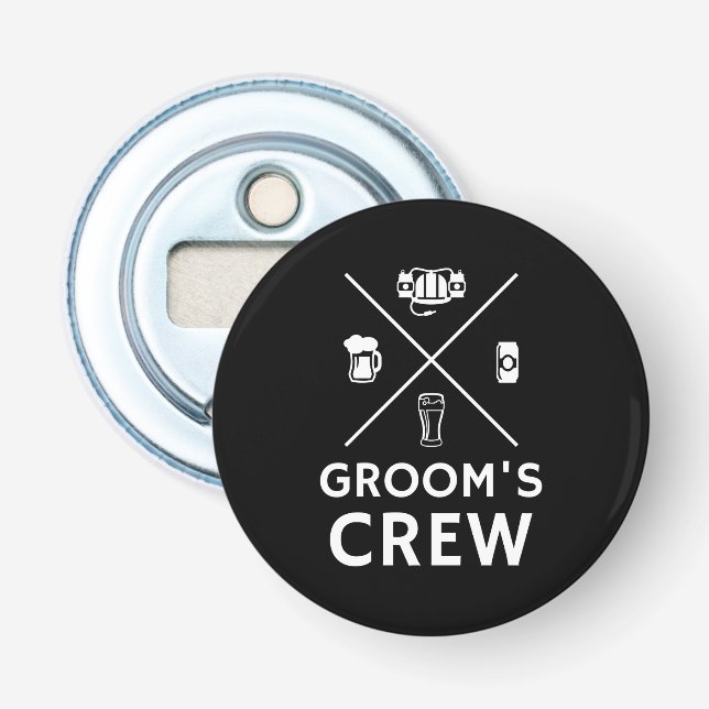 Groom's Crew Groomsmen Bachelor Party   Bottle Opener