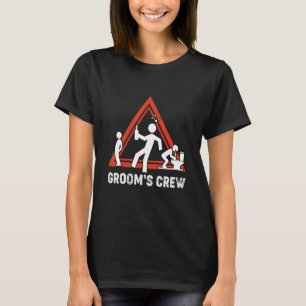 Grooms Crew Groomsmen Bachelor Party T-Shirt