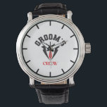 Groom's Crew - Modern Groomsmen Bachelor Party Watch<br><div class="desc">Groom's Crew offers modern timepieces for every groomsman in your party. Find the perfect gift for your bachelor party and choose from our selection of stylish and comfortable watches. Make a statement with Groom's Crew and give the perfect gift.</div>