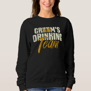 Groom's Drinking Team Stag Bachelor Party Wedding Sweatshirt