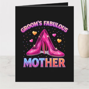 Groom's Fabulous Mother Mom Of The Groom Thank You Card