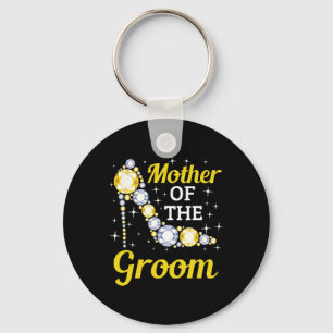 Grooms Mom Marriage Bridal Shower Mother Of The Gr Keychain