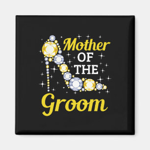 Grooms Mom Marriage Bridal Shower Mother Of The Gr Magnet